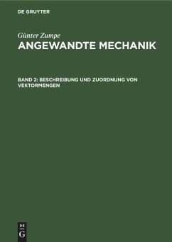 Beschreibung und Zuordnung von Vektormengen - Zumpe, Günter