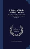 A History of Hindu Political Theories