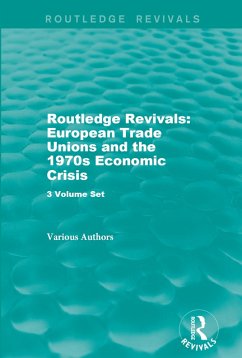 Cover Routledge Revivals: European Trade Unions and the 1970s Economic Crisis (eBook, PDF)