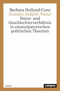 Soziales Subjekt Natur (eBook, PDF) - Holland-Cunz, Barbara