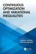 Continuous Optimization and Variational... - Bild 1