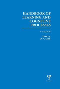 Handbook of Learning and Cognitive Processes (eBook, PDF)