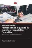 Structure de l'actionnariat, liquidité du marché et réputation financière