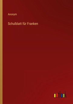 Schulblatt für Franken