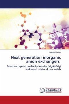Next generation inorganic anion exchangers - Chubar, Natalia