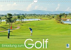 Einladung zum Golf (Wandkalender 2023 DIN A4 quer) - Calvendo