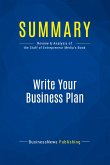 Summary: Write Your Business Plan