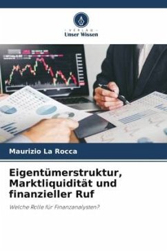 Eigentümerstruktur, Marktliquidität und finanzieller Ruf - La Rocca, Maurizio