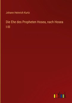 Die Ehe des Propheten Hosea, nach Hosea I-III