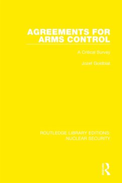 Agreements for Arms Control - Goldblat, Jozef; Stockholm International Peace Research Institute