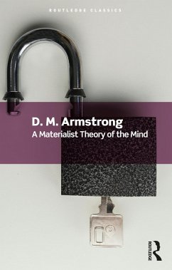 Cover A Materialist Theory of the Mind