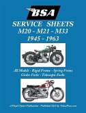 BSA M20, M21 and M33 'Service Sheets' 1945-1963 for All Rigid, Spring Frame, Girder and Telescopic Fork Models