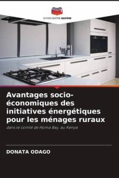 Avantages socio-économiques des initiatives énergétiques pour les ménages ruraux - Odago, Donata