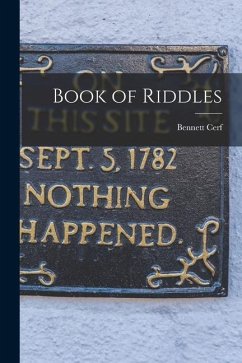 Book of Riddles - Cerf, Bennett