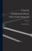 Finite Dimensional Vector Spaces; 2nd Edition