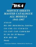 BSA 'Service Sheets' Master Catalogue for All Models 1945 to 1967