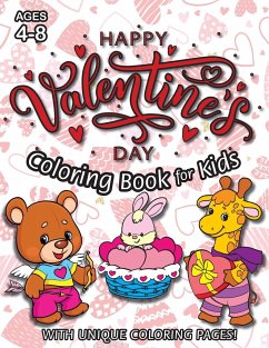 Happy Valentine's Day Coloring Book for Kids - Engage Books