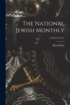 The National Jewish Monthly; v.8-9(1915-1917)