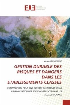 GESTION DURABLE DES RISQUES ET DANGERS DANS LES ETABLISSEMENTS CLASSES - CELISOP FONE, Marino