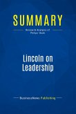 Summary: Lincoln on Leadership