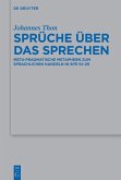 Sprüche über das Sprechen (eBook, ePUB)