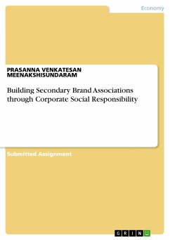 Building Secondary Brand Associations through Corporate Social Responsibility (eBook, PDF) - MEENAKSHISUNDARAM, PRASANNA VENKATESAN