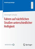 Fahren auf nächtlichen Straßen unterschiedlicher Helligkeit