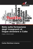 Note sulla formazione degli insegnanti di lingue straniere a Cuba