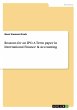 Reasons for an IPO. A Term paper in... - Bild 1