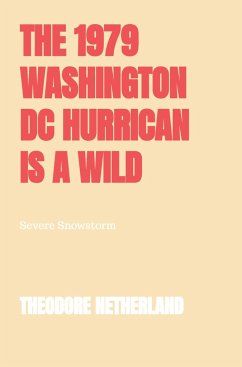 The 1979 Washington DC Hurrican is a Wild Climate Occurrence Producing with it Freezing Conditions Roaring Breeze and Reduced Clarity. - Theodore Netherland