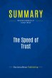 Summary: The Speed of Trust - Bild 1