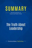 Summary: The Truth About Leadership