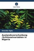 Auslandsverschuldung /Schlüsselvariablen in Nigeria