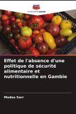 Effet de l'absence d'une politique de sécurité alimentaire et nutritionnelle en Gambie