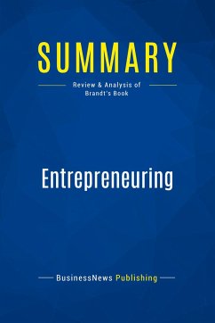 Summary: Entrepreneuring - Businessnews Publishing