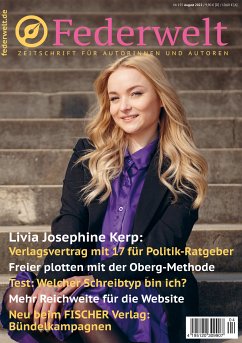 Federwelt 155, 04-2022, August 2022 (eBook, PDF) - Kerp, Livia Josephine; Wälscher, Verena; May, Isabell; Kirsch, Lisa; Keil, Lisa; Kaliner, Lilian; Brömme, Bettina; Rechl, Christine; Nic Hasse; Esch, Daniela; Thoms, Sandra; Abt, Daniel; Winterboer, Kerstin; Fehér, Christine; Fritz, Bianca