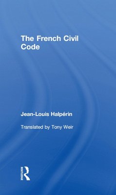 The French Civil Code (eBook, ePUB) - Halperin, Jean-Louis