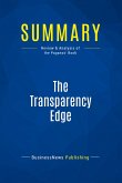 Summary: The Transparency Edge