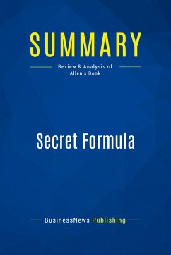 Summary: Secret Formula - Businessnews Publishing