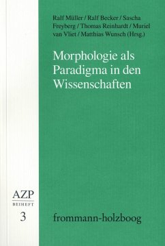 Morphologie als Paradigma in den Wissenschaften (eBook, PDF)