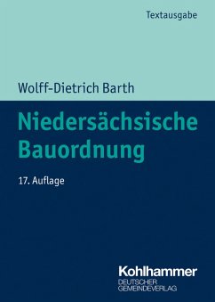 Niedersächsische Bauordnung (eBook, ePUB) - Barth, Wolff-Dietrich