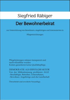 Der Bewohnerbeirat (eBook, ePUB) - Räbiger, Siegfried