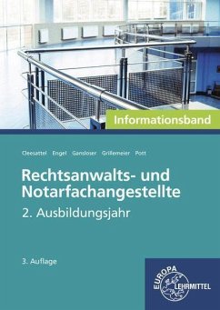 Rechtsanwalts- und Notarfachangestellte, Informationsband - Cleesattel, Thomas;Engel, Günter;Gansloser, Joachim