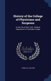 History of the College of Physicians and Surgeons