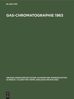 Gas-Chromatographie 1963