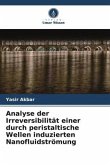 Analyse der Irreversibilität einer durch peristaltische Wellen induzierten Nanofluidströmung