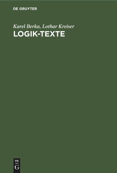 Logik-Texte - Berka, Karel;Kreiser, Lothar