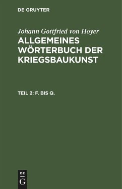 F. bis Q. - Hoyer, Johann Gottfried von