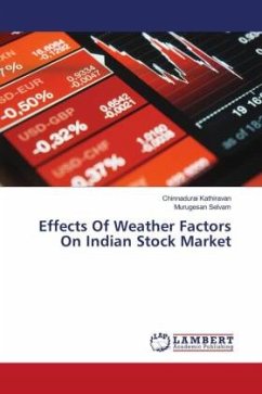 Effects Of Weather Factors On Indian Stock Market - Kathiravan, Chinnadurai;Selvam, Murugesan