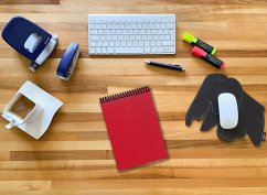 Cover A 5 Notizblock Luxury 80 Seiten ROT JUPITER GLITTER-OPTIK, kariert 10x10mm